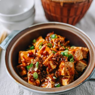 Steamed Tofu Garlic Sauce Entree